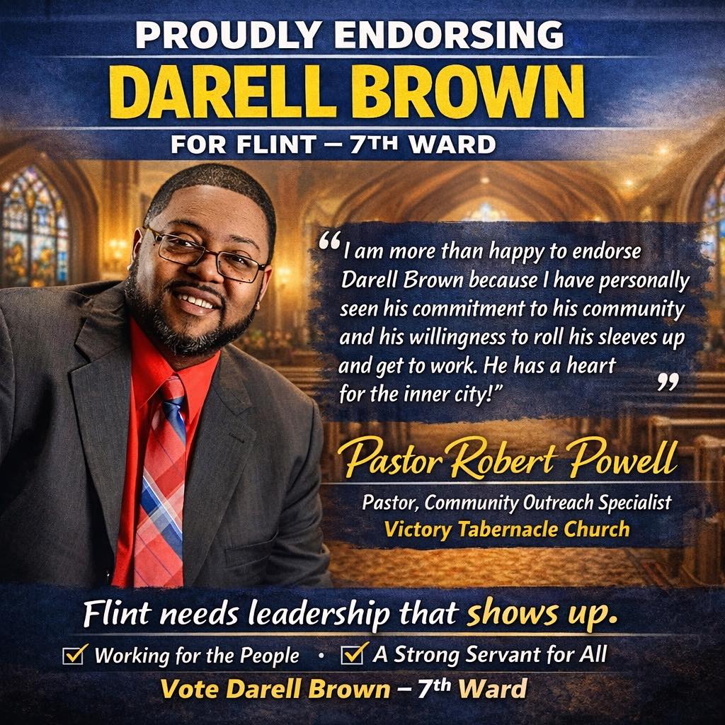 Community member endorsing Darell Brown