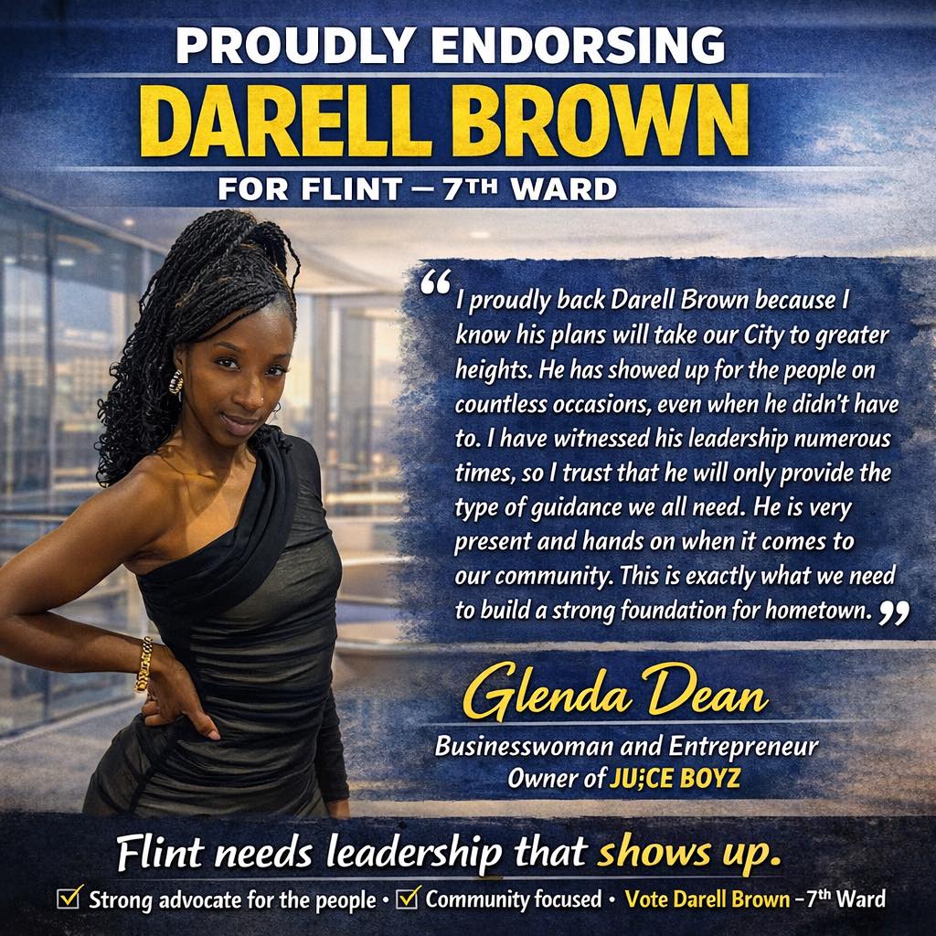 Neighbor supporting Darell Brown for 7th Ward Council