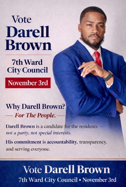 Darell Brown — Candidate for Flint 7th Ward City Council